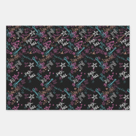 Rock and Roll Birthday Paper