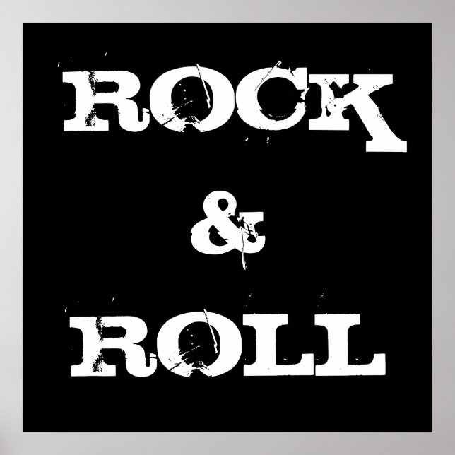 Rock And Roll Poster (Frente)
