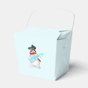 Rock and Roll Snowman - Favor Engraçado ou Caixas