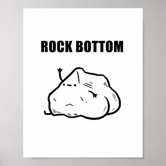 Rock Botny Engraçado Geology Pun Poster (Frente)