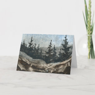 "Rock Cliff #3" — Cartão de Saudação para a Estrad