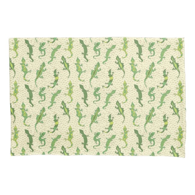 Rock Escalando Geckos em amarelo - padrão perfeito (Frente)