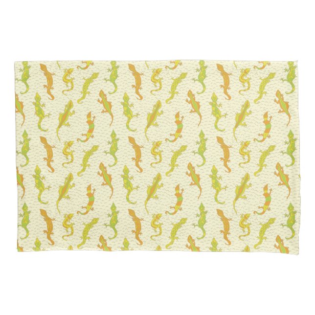 Rock Escalando Geckos em amarelo - padrão perfeito (Frente)