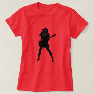 Rock Girl com camiseta Silhouette