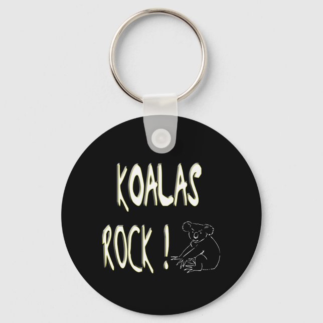 Rock Koalas! Chaveiro (Frente)