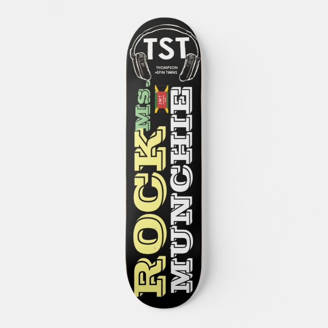 ROCK MS.MUNCHIE Skateboard (Frente)