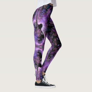 Rock N Roll Guitar Leggings - Rock Music