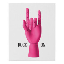 Rock On. Canvas de Impressão