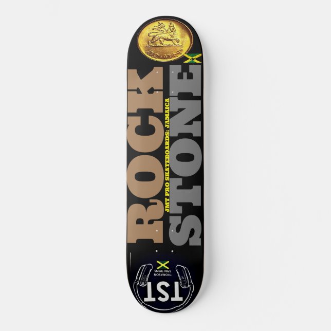 ROCK STONE  DECK DE SKATE OFFICIAL JMT 8 1/4" (Frente)