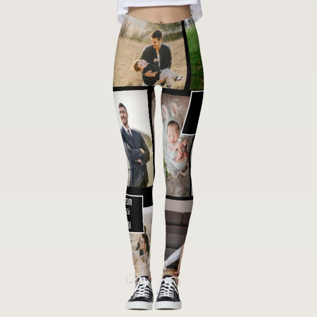 Rock Your Story: Leggings Personalizadas De Colage (Frente)