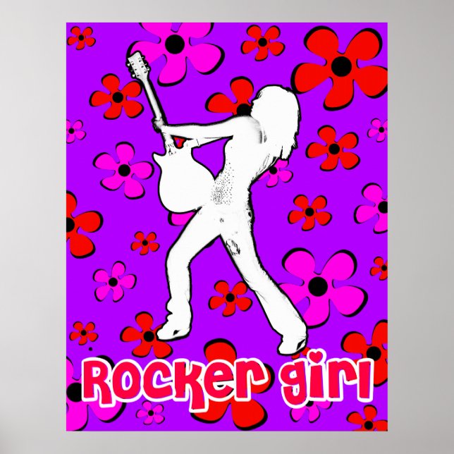 Rocker Girl Poster (Frente)