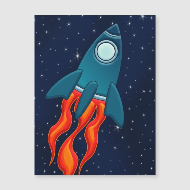 Rocket ship on space (Frente)
