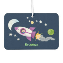Rockets em ilustração de desenhos animados espacia