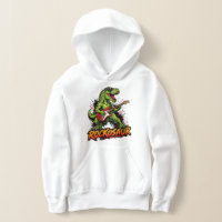Rockosaur Dinossauro Engraçado Tocando Guitarra El