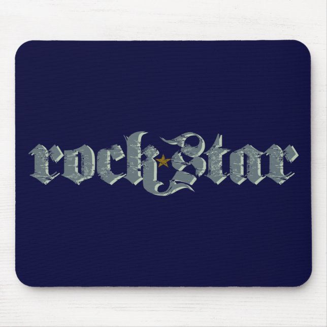 Rockstar clássico Mousepad (Frente)