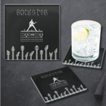 Rockstar Pai Acorde de Guitarra Músico Porta-Copos