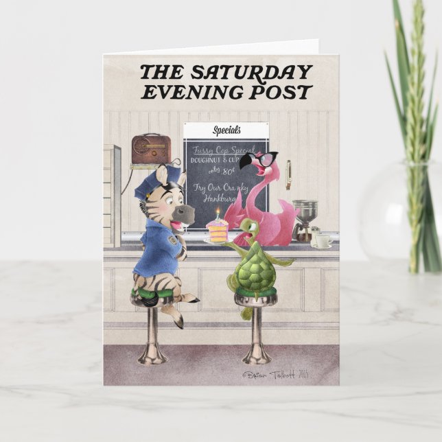 Rockwell Inspirou Cartão Saudação (Frente)