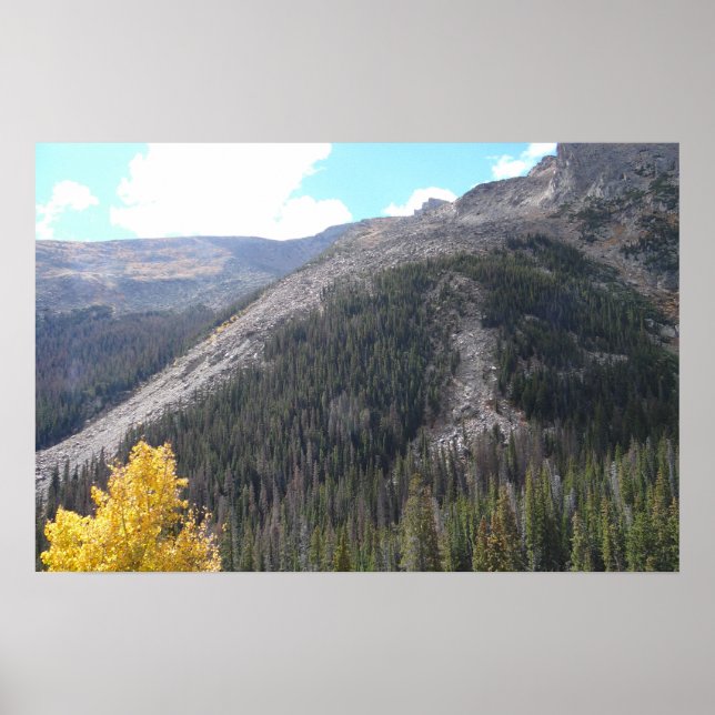 Rocky Mountain Landscape Foto Nature Wall Poster (Frente)