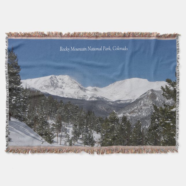 Rocky Mountain National Park 2 lança cobertor (Frente)