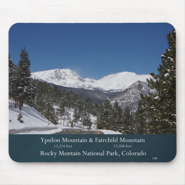 Rocky Mountain National Park, Colorado mousepad (Frente)