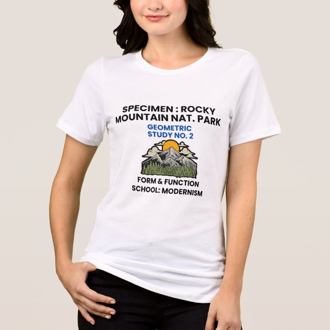 Rocky Mountain National Park Retro Specimen (Frente)
