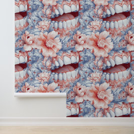 Rococo Art Dentes Flores Sorriem Decoração Dental