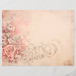 Rococo Love - Letra Scrapbook Paper