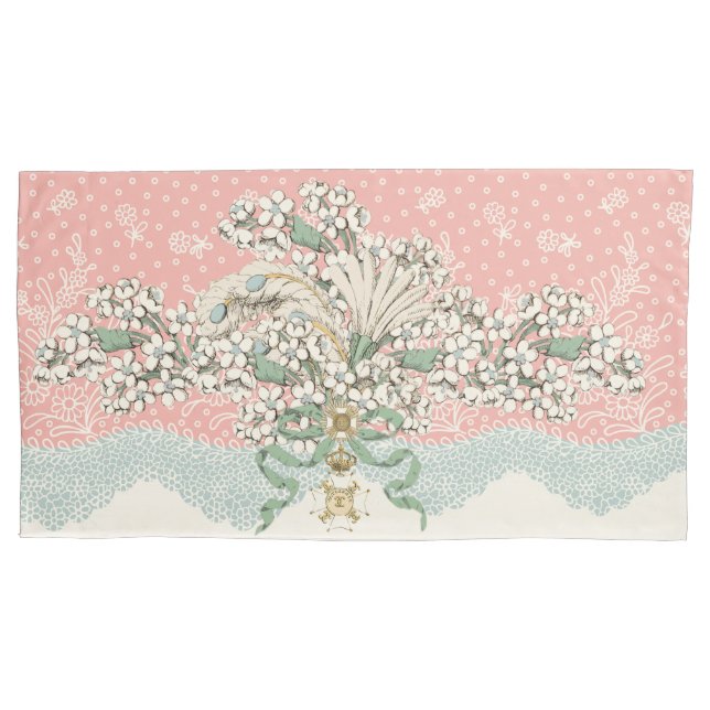 Rococo Pillowcase Cobrir Duvet Cobrir King (Frente-Esquerda)