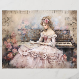 Rococo Princess Scrapbook Paper