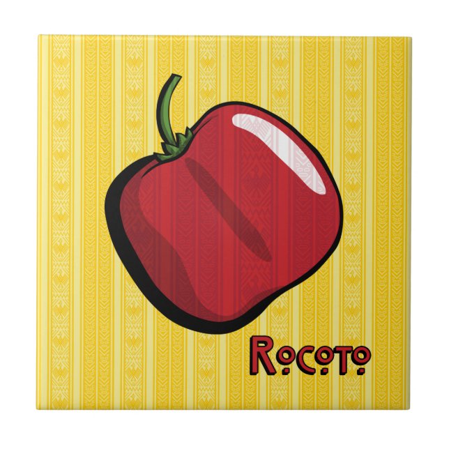Rocoto Chili Pepper Azulejo (Frente)