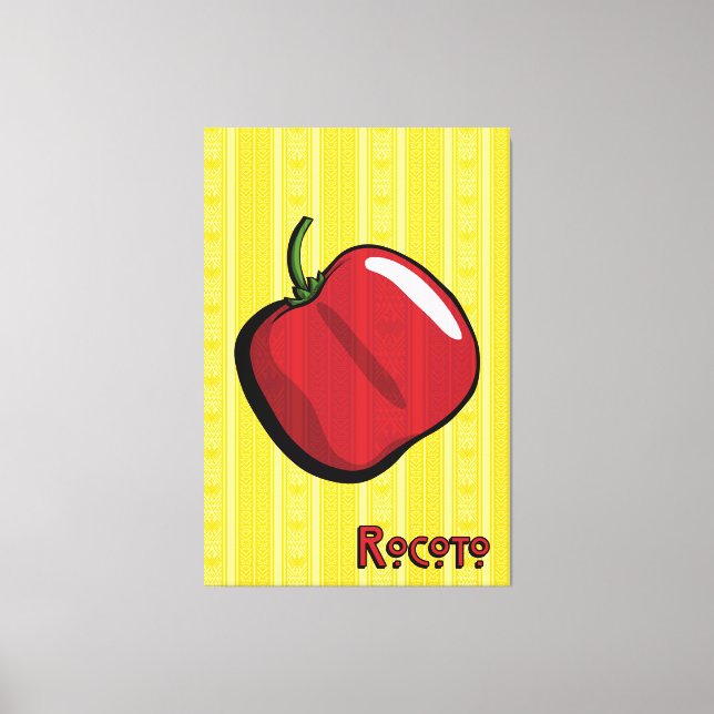 Rocoto Chili Pepper Canvas Art (Frente)