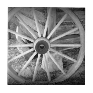 Roda de madeira