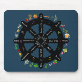 Roda do Ano Sabbat Mousepad