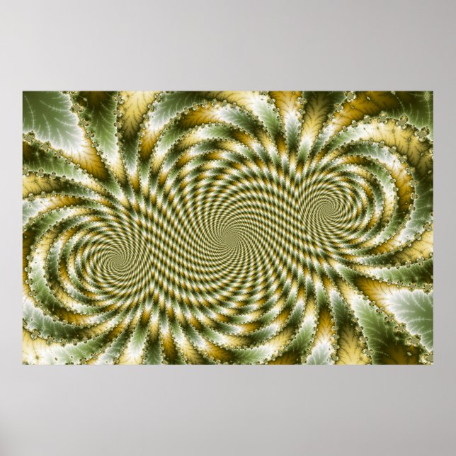 Roda Fractal 3 - Fractal Poster (Frente)