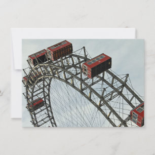 Roda gigante do Prater, Viena, Áustria cartão