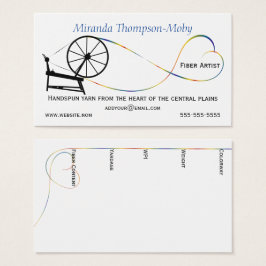 Roda giratória de amor com fio de mão