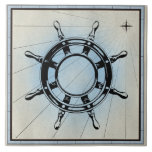 Roda Náutica Vintage para Navegação<br><div class="desc">Adicione um toque náutico ao seu decorador doméstico.</div>