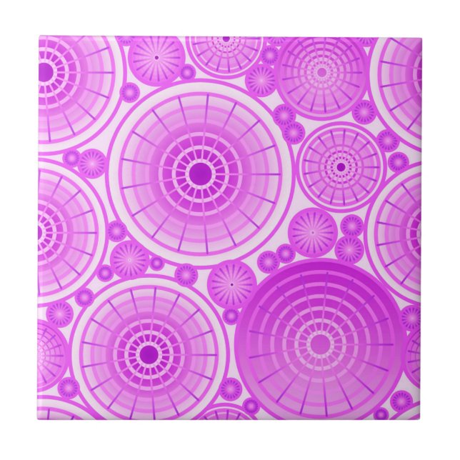 Rodas aninhadas - lavanda e roxo (Frente)