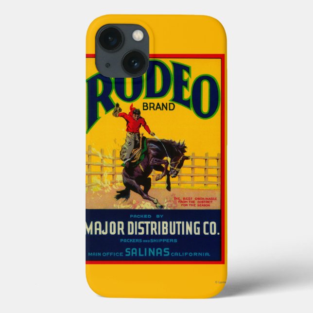 Rodeo Vegetable LabelSalinas, CA (Verso)