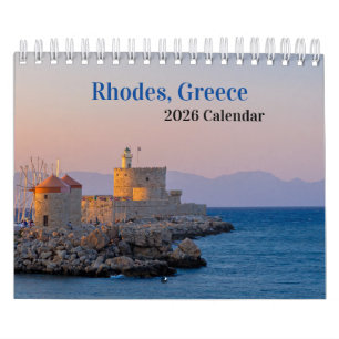 Rodes, Grécia 2026 Calendário