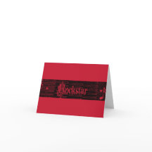 Rojo interno do convite da actuação de Rockstar