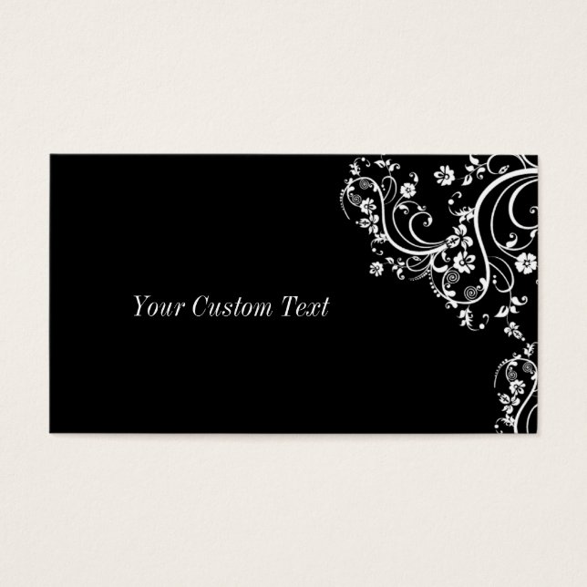 Rolagem da Flor Preta e Branca (Frente)