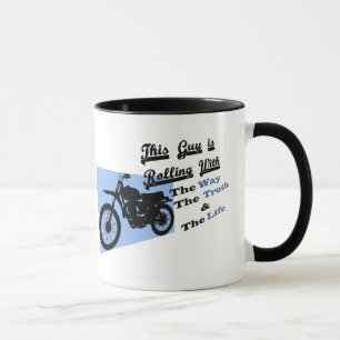 Rolamento com caneca de café