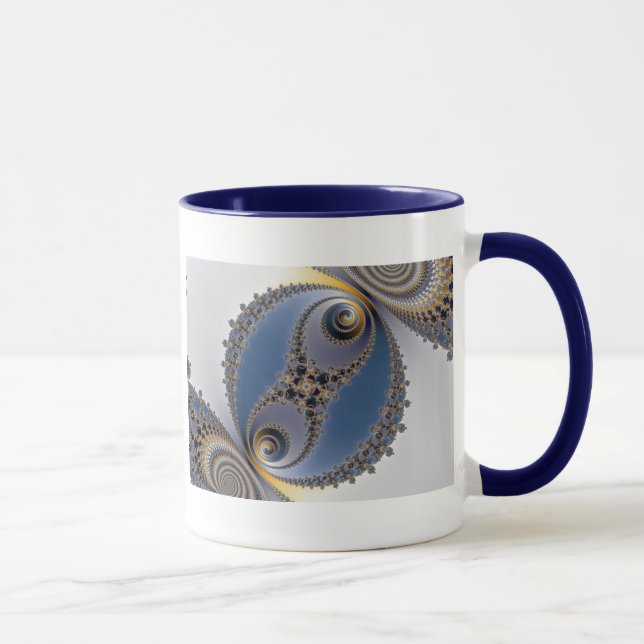 Rolamento de esferas - caneca do Fractal (Direita)