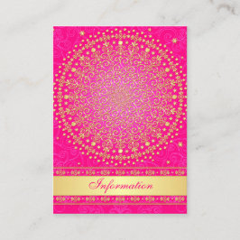 Rolamentos Dourados, Cor-de-rosa, Estrelas Cartão 