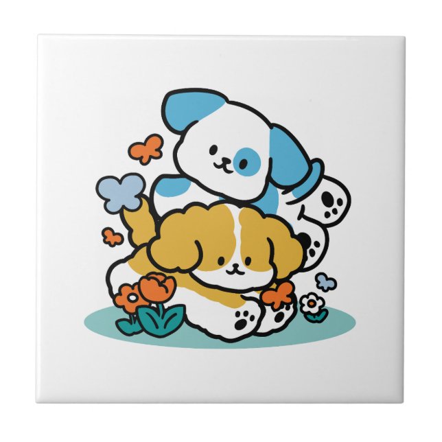 Rolando Para Maio Como Pups Felizes - Cachorro Pri (Frente)