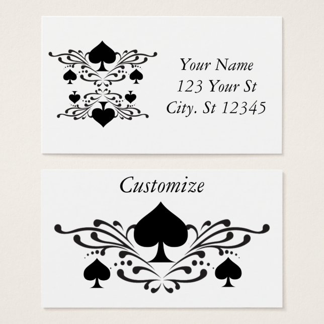 Rolar Espadas Pretas Estilo de Tatuagem Estilo Thu (Frente & Verso)