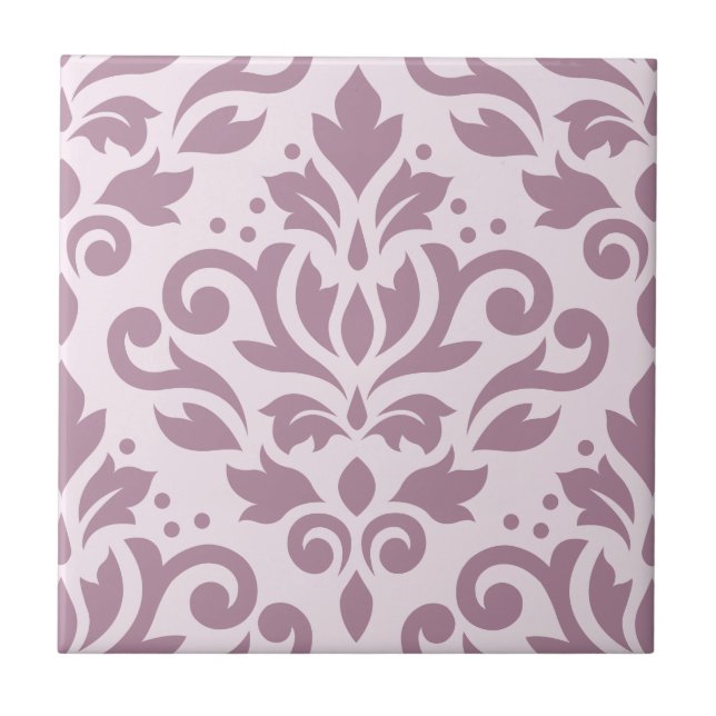 Role a Damask Large Design Mauve (Máquina grande d (Frente)