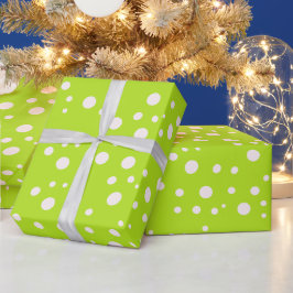 Rolha de papel de empacotamento de presente verde