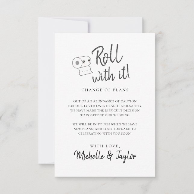 Roll de Corte com ele Adiado Altere o Cartão de Da (Frente)